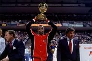 Hodges after winning the 3-point contest.